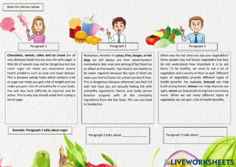 Week 2 (Form 1:Eating Healthy)