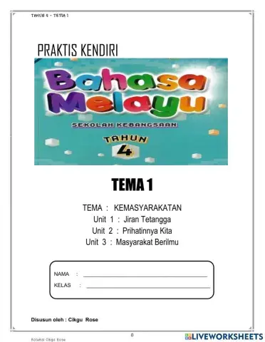 Modul 1 bahasa melayu tahun 4