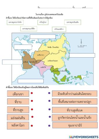 ภูมิประเทศทวีปเอเชีย