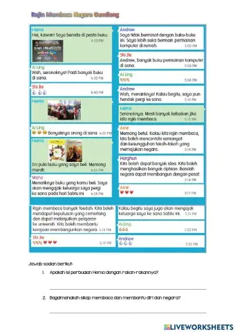 Rajin Membaca, Negara Gemilang