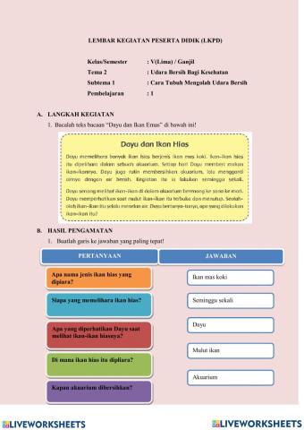 Alat Pernapasan Hewan