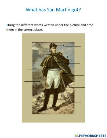 What has San Martín got?