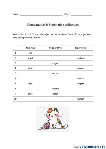 Module 10 Adjectives