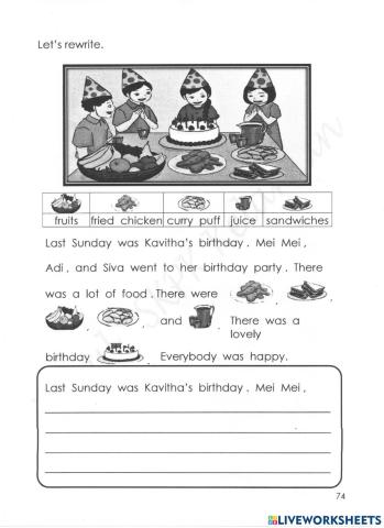 Food Pendidikan Khas (Learning disability)