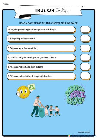 Get smart: module 7 - Help the Earth (READING)