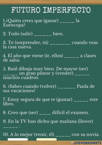 Futuro imperfecto