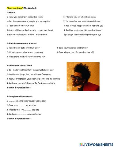 Save your Tears (The Weeknd)