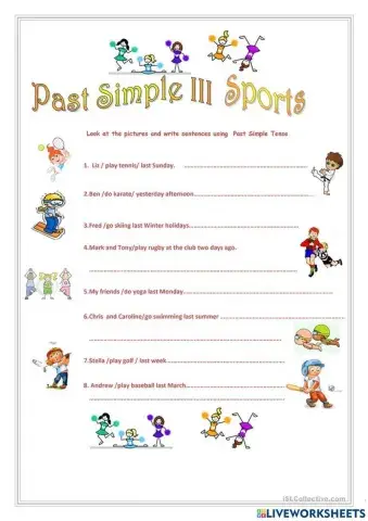 Simple Past- sports