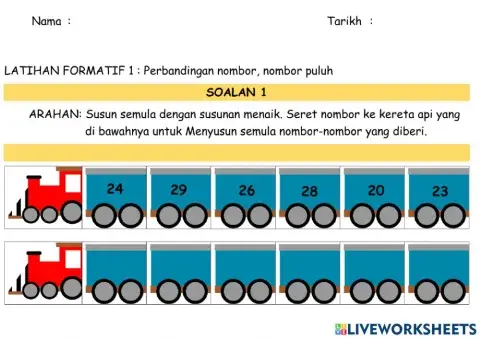 1.1.3 Membuat Perbandingan Nombor