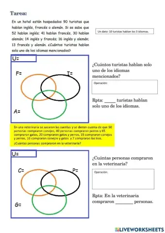 Problemas con 3 conjuntos