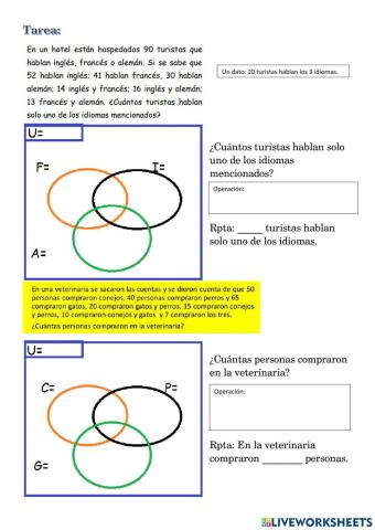 Problemas con 3 conjuntos