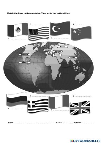 Countries and Nationalities