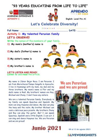 Let's Celebrate Diversity!