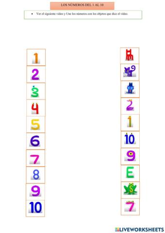 Números del 1 al 10