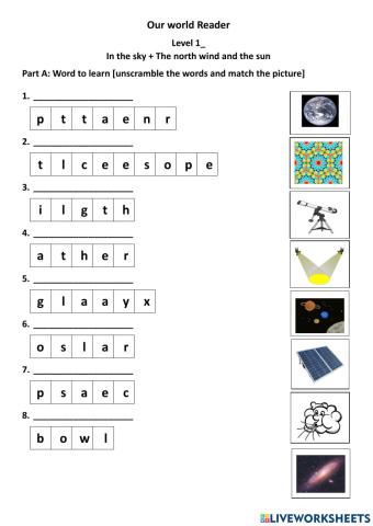 In the sky. The north wind and the sun