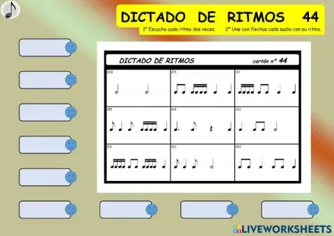 DICTADO DE RITMOS 44