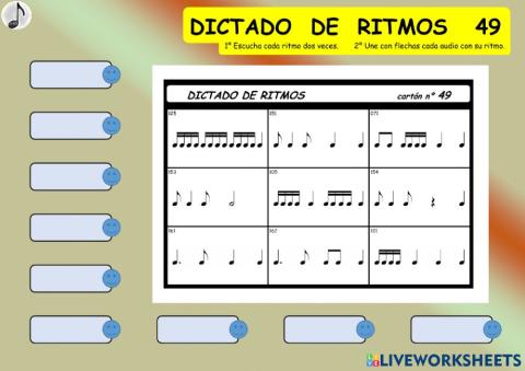 DICTADO DE RITMOS 49