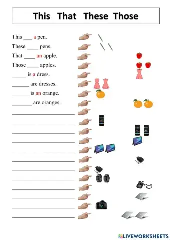 This That These Those