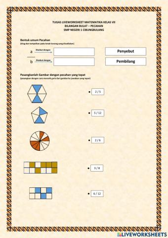 Bilangan Bulat - Pecahan