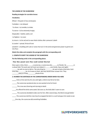 The legend of the scarecrow