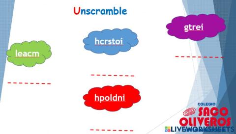 Wild animals unit 5 -4to grade -fichas II