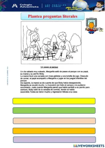 Comprensión de lectura