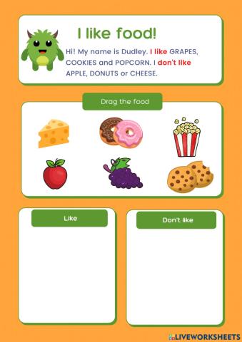 Food Like-Don't like