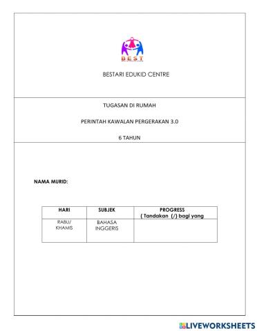 Tugasan pkp 3.0 BI (6Y)