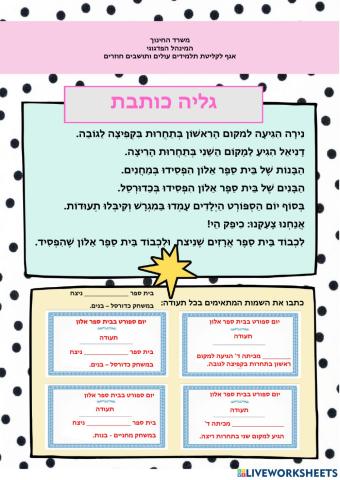 הכול חדש ב יחידה 9