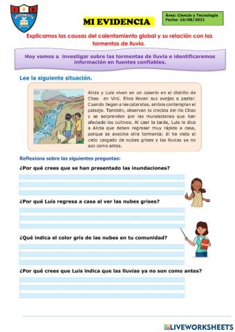 Explicamos las causas del calentamiento global y su relación con las tormentas de lluvia