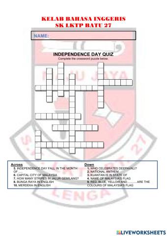Independence day quiz