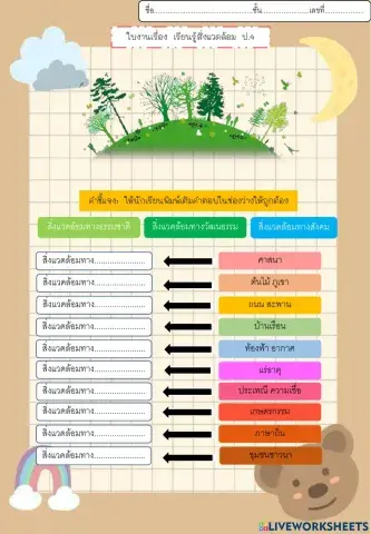 สิ่งแวดล้อม ป.4