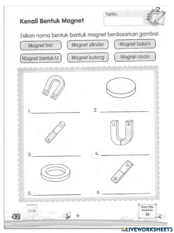 Kenali bentuk magnet
