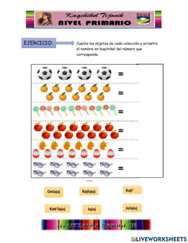 Numeros en kaqchikel