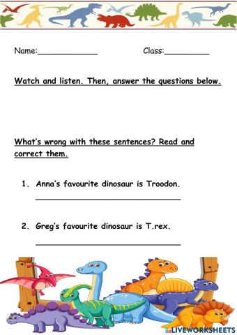 Amazing Animals Year 4