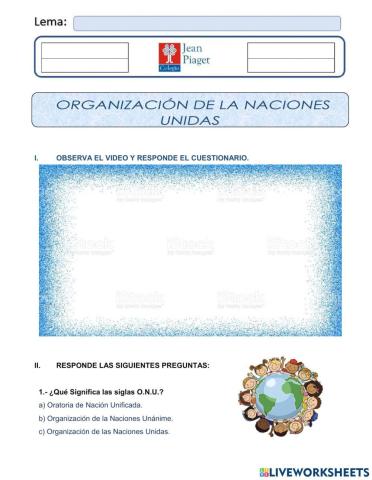 JP Día de las Naciones Unidas (O.N.U.)