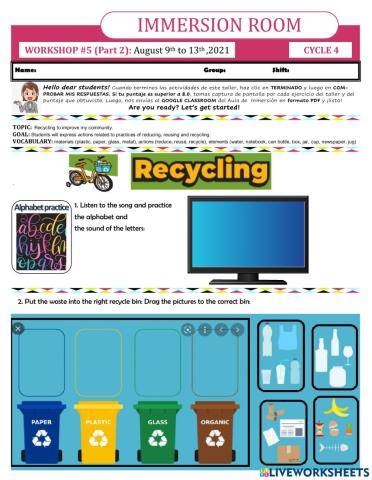 Workshop 5(p2)-C4-RECYCLING