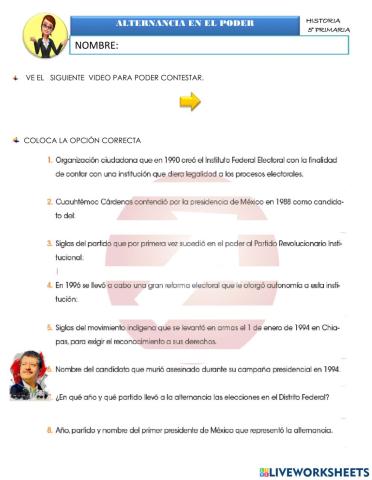 Alternancia en el poder