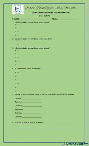 Olimpiadas de Sociales