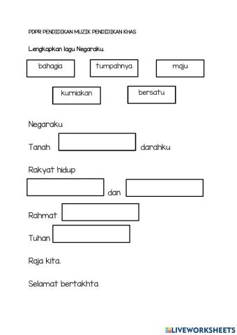 Pendidikan Muzik Pendidikan Khas Tahap 2