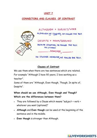 Senior 5 connectors of contrast