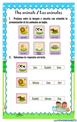 The animals-Los animales