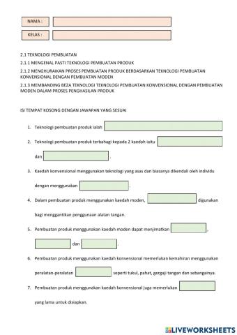 2.1 Teknologi Pembuatan (1)