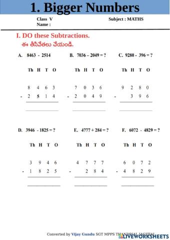 5th maths sub1 by VijayGundu