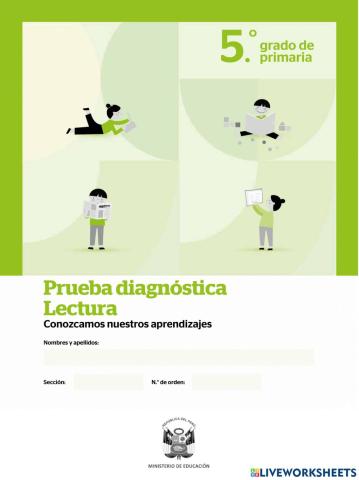 Evaluación Diagnostica de Comprensión Lectora