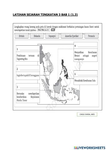 Sejarah Tingkatan 3 (Bab 1 : 1.3)