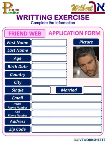 Application form