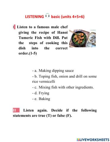 Big 4 lớp 8 basic units 456