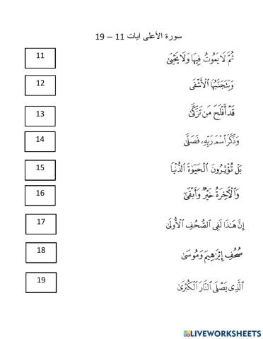 Surah Al A'la