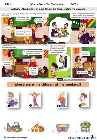 Where Were You Yesterday? (Story : Drag and Drop)